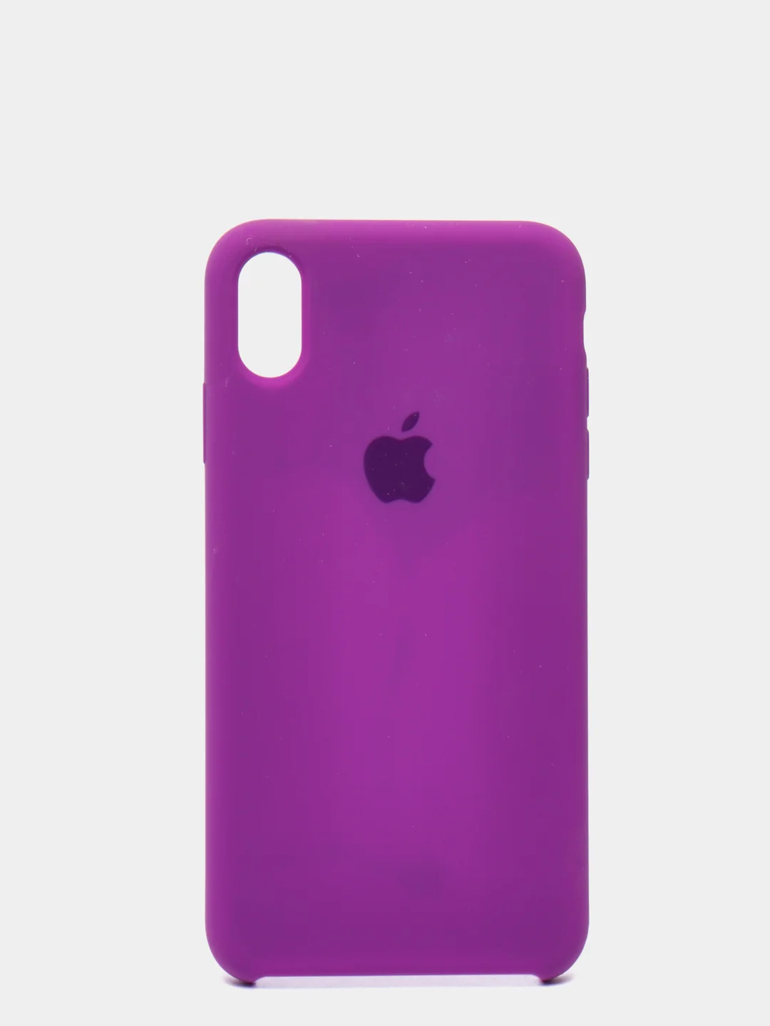 Фиолетовый силиконовый чехол для Iphone, с логотипом