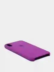 Фиолетовый силиконовый чехол для Iphone, с логотипом