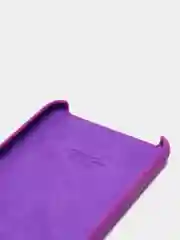 Фиолетовый силиконовый чехол для Iphone, с логотипом
