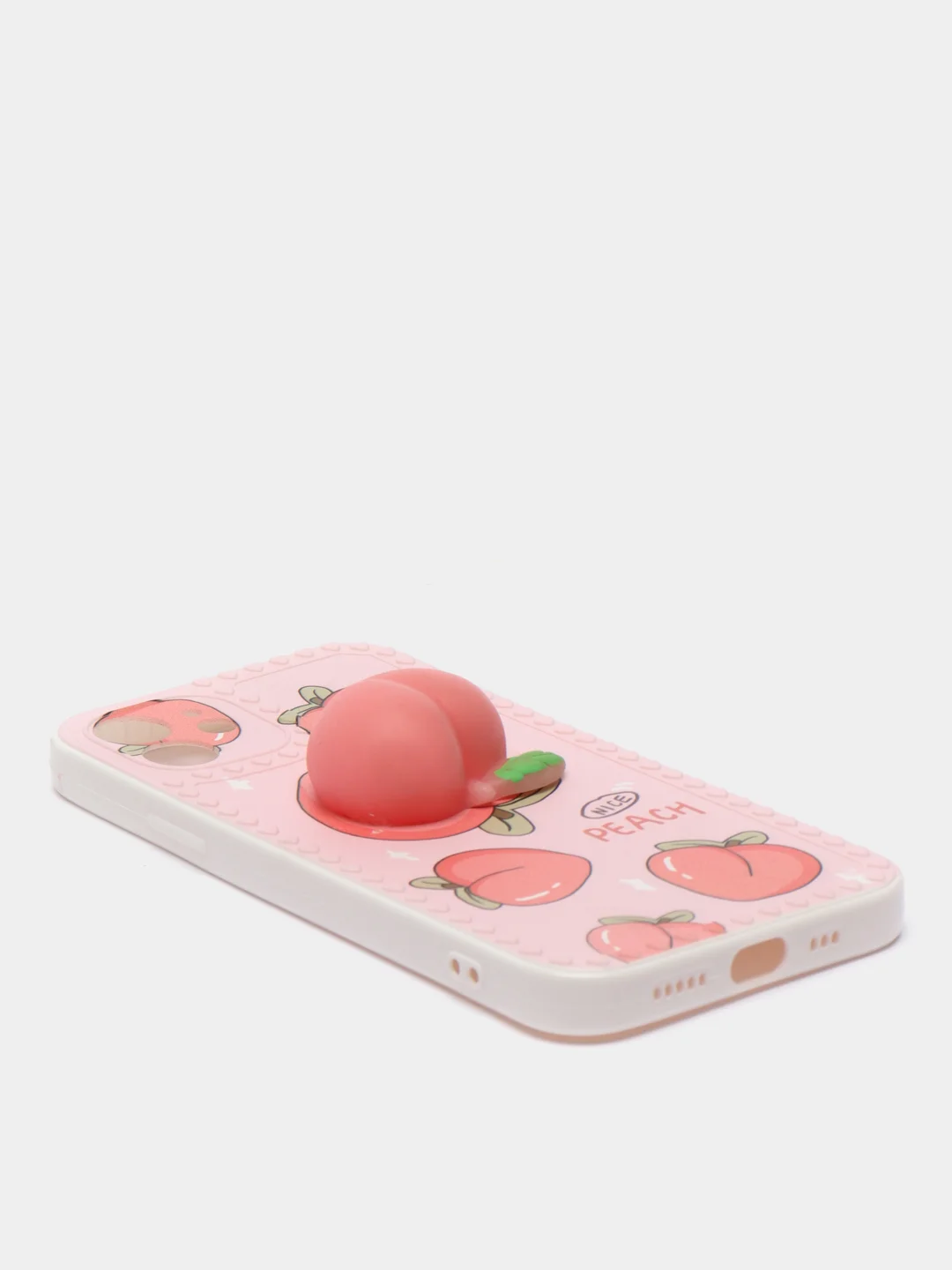 Чехол Антистресс для iPhone 11 / 12 Персик NicePeach