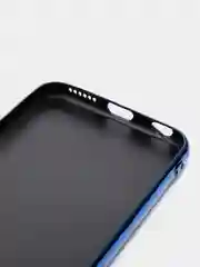 Голубой чехол iPhone 6/6s пластиковый абстракция