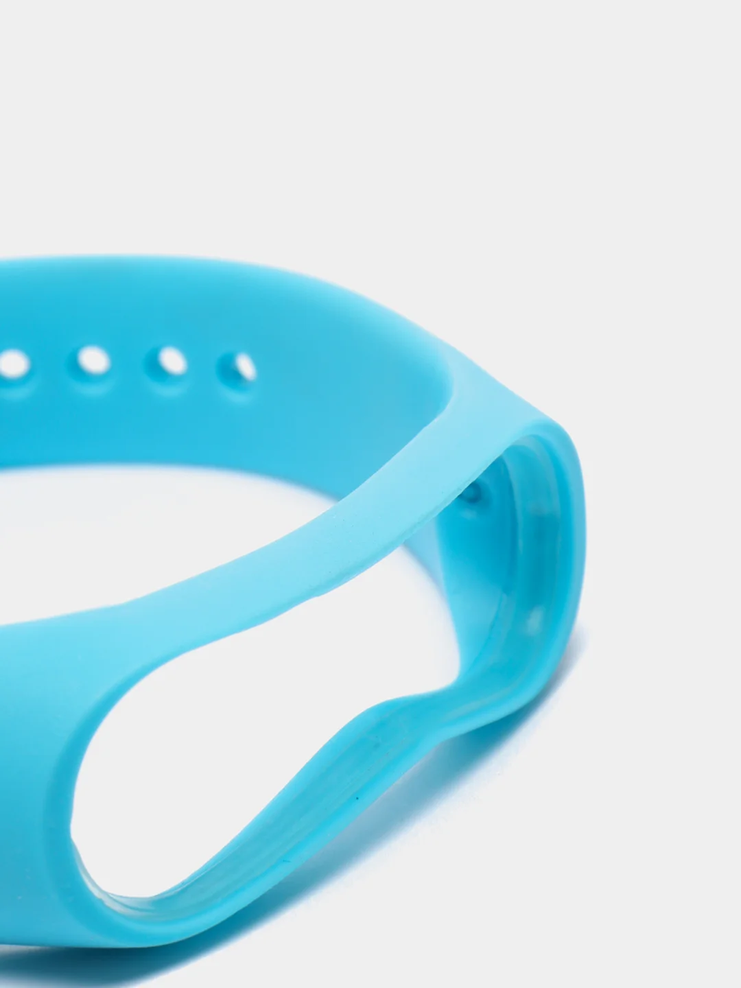 Голубой силиконовый ремешок для Xiaomi Mi Band 3, Mi Band 4