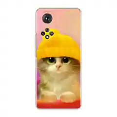 Желтый чехол на Huawei Nova 9/Honor 50 / Хуавей Нова 9/Хонор 50 прозрачный, с рисунком
