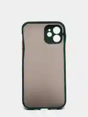 Зеленый чехол iPhone 12 матовый