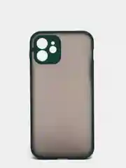 Зеленый чехол iPhone 12 матовый