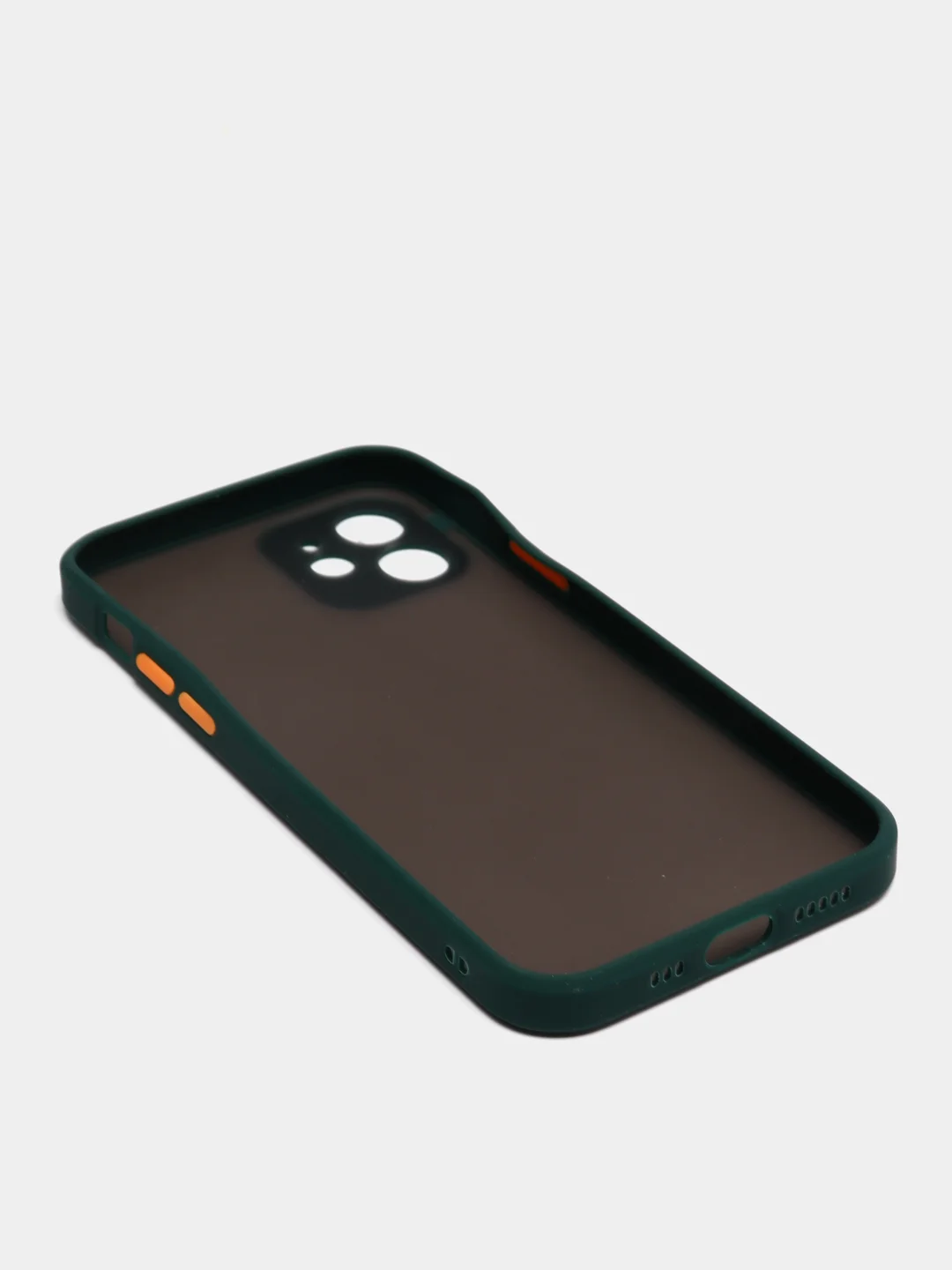 Зеленый чехол iPhone 12 матовый
