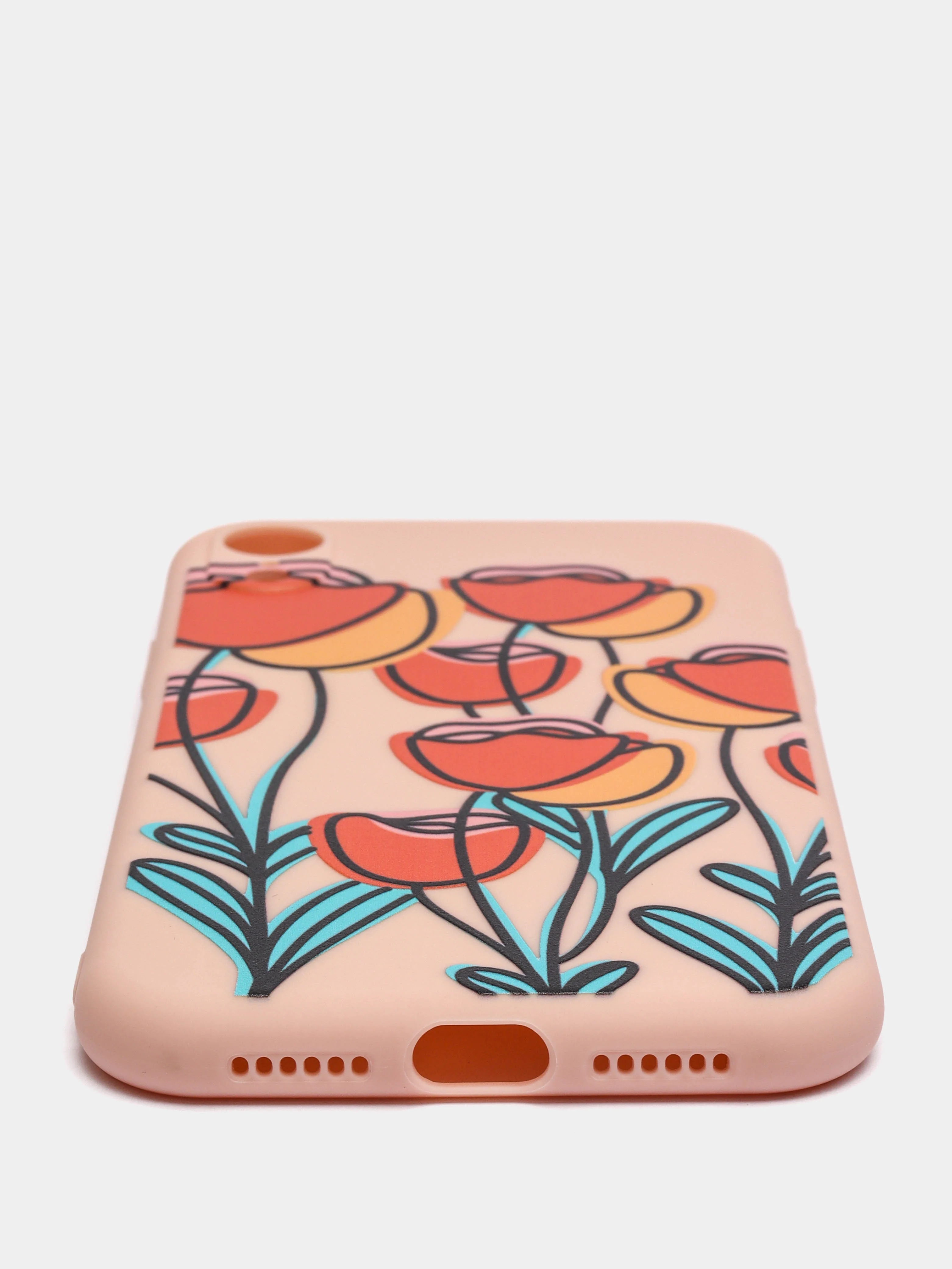Коралловый чехол для iPhone 6/6s, 7/8/SE2, 7+/8+, X/XS, XR, XS Max, 11, 11 Pro, 12, 12 mini, 12 Pro