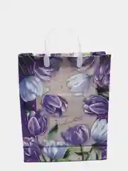 Фиолетовый пакеты подарочные большие 30 х 40 х 10