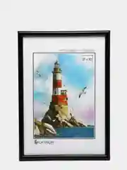 Черный фоторамка для фотографии 21 х 30 см, А4