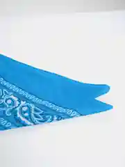 Синий бандана с принтом