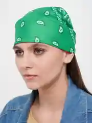 Салатовый бандана с принтом