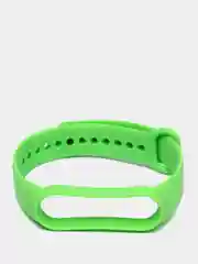 Зеленый спортивный ремешок для Xiaomi Mi Band 5 6 браслет силиконовый ксяоми ми банд фитнес часы
