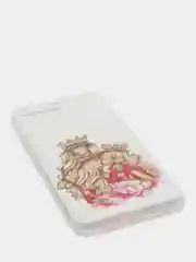 Серебряный чехол Huawei Honor 10, Хуавей Хонор 10 силиконовый с рисунком