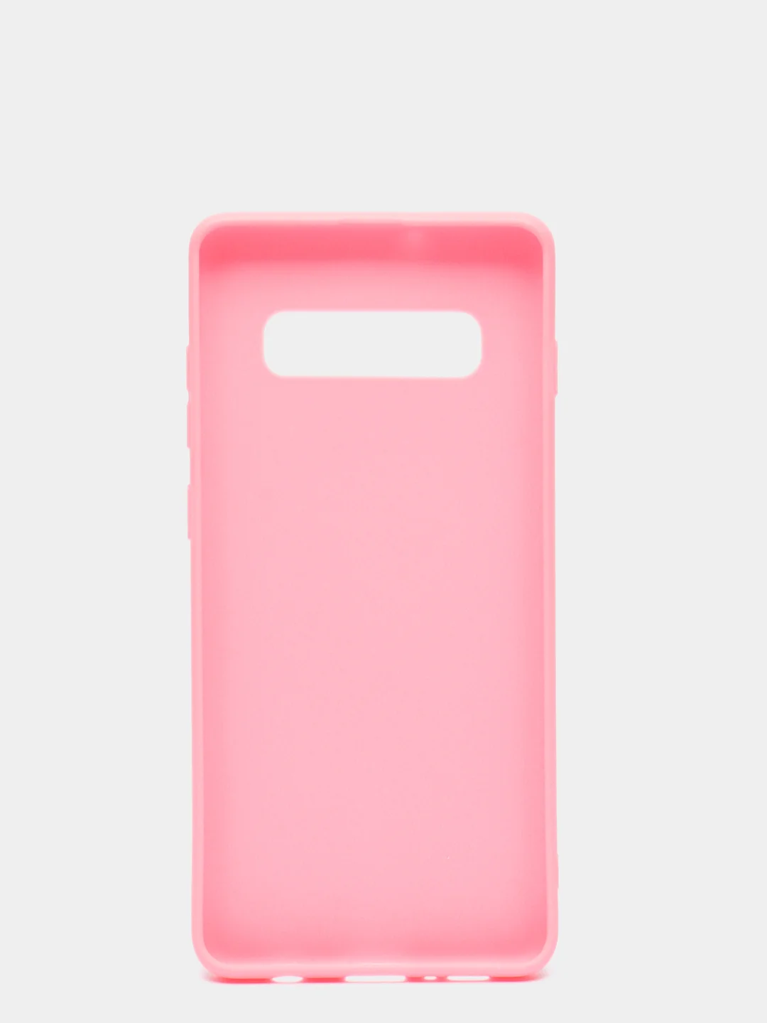 Розовый силиконовый чехол Samsung Galaxy S6 edge S7 S8 Plus S9 S10 S10E S20 A51 A71 S20FE A52 A72