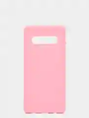 Розовый силиконовый чехол Samsung Galaxy S6 edge S7 S8 Plus S9 S10 S10E S20 A51 A71 S20FE A52 A72
