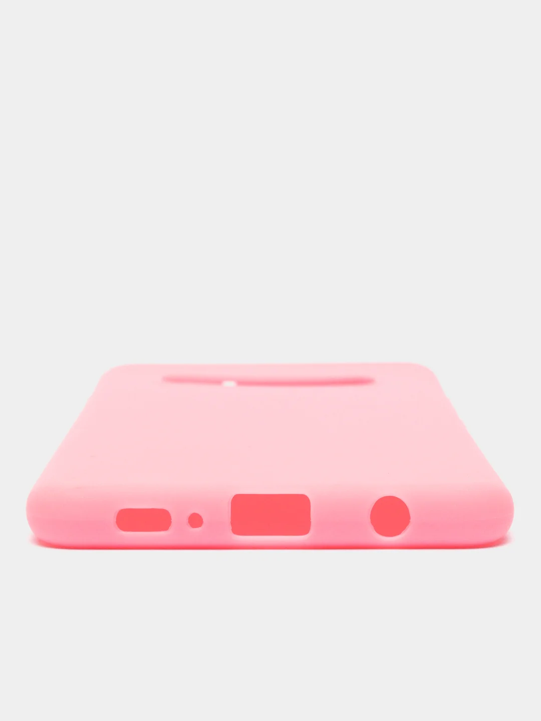 Розовый силиконовый чехол Samsung Galaxy S6 edge S7 S8 Plus S9 S10 S10E S20 A51 A71 S20FE A52 A72