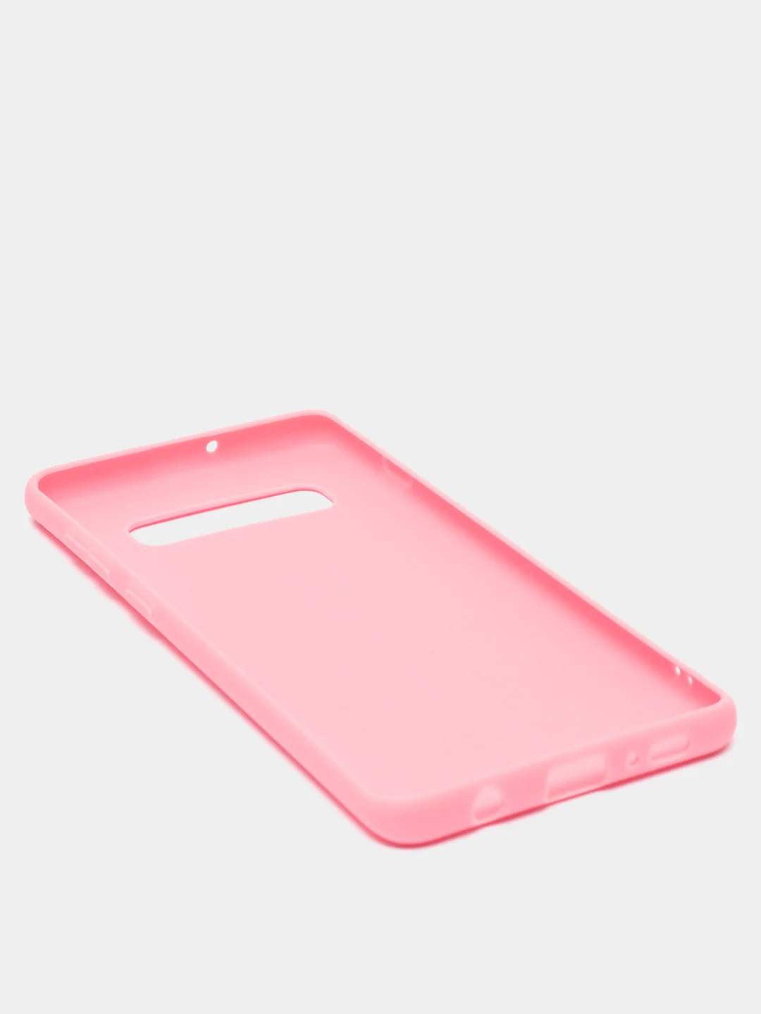 Розовый силиконовый чехол Samsung Galaxy S6 edge S7 S8 Plus S9 S10 S10E S20 A51 A71 S20FE A52 A72