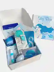 Подарочный набор для женщин "Sky Box Lite" с косметикой