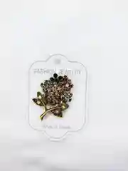 Бронзовый брошь женская