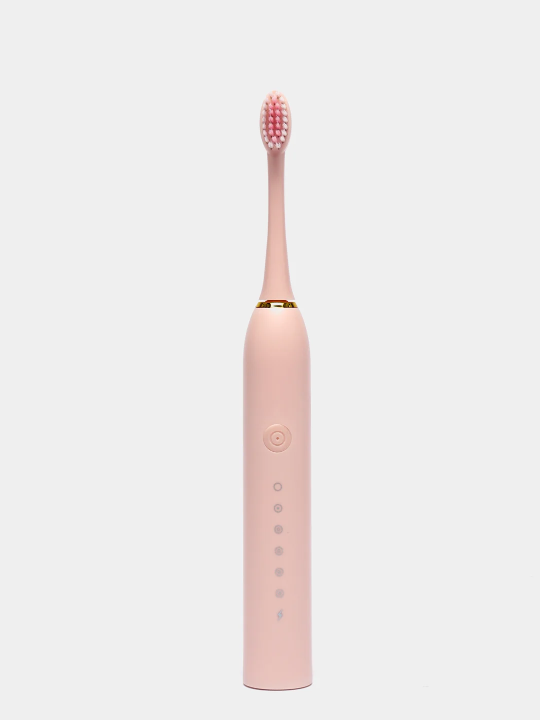 Розовый электрическая зубная щетка, звуковая щетка 6 режимов 4 насадки SONIC TOOTHBRUSH X-3