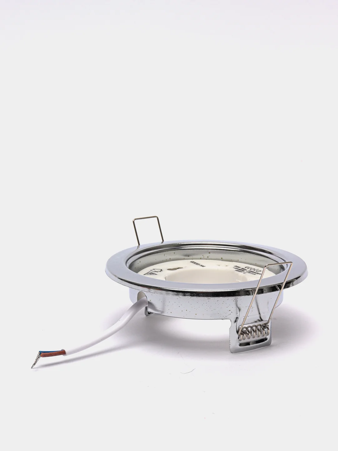 Серебряный светильник Ecola GX53