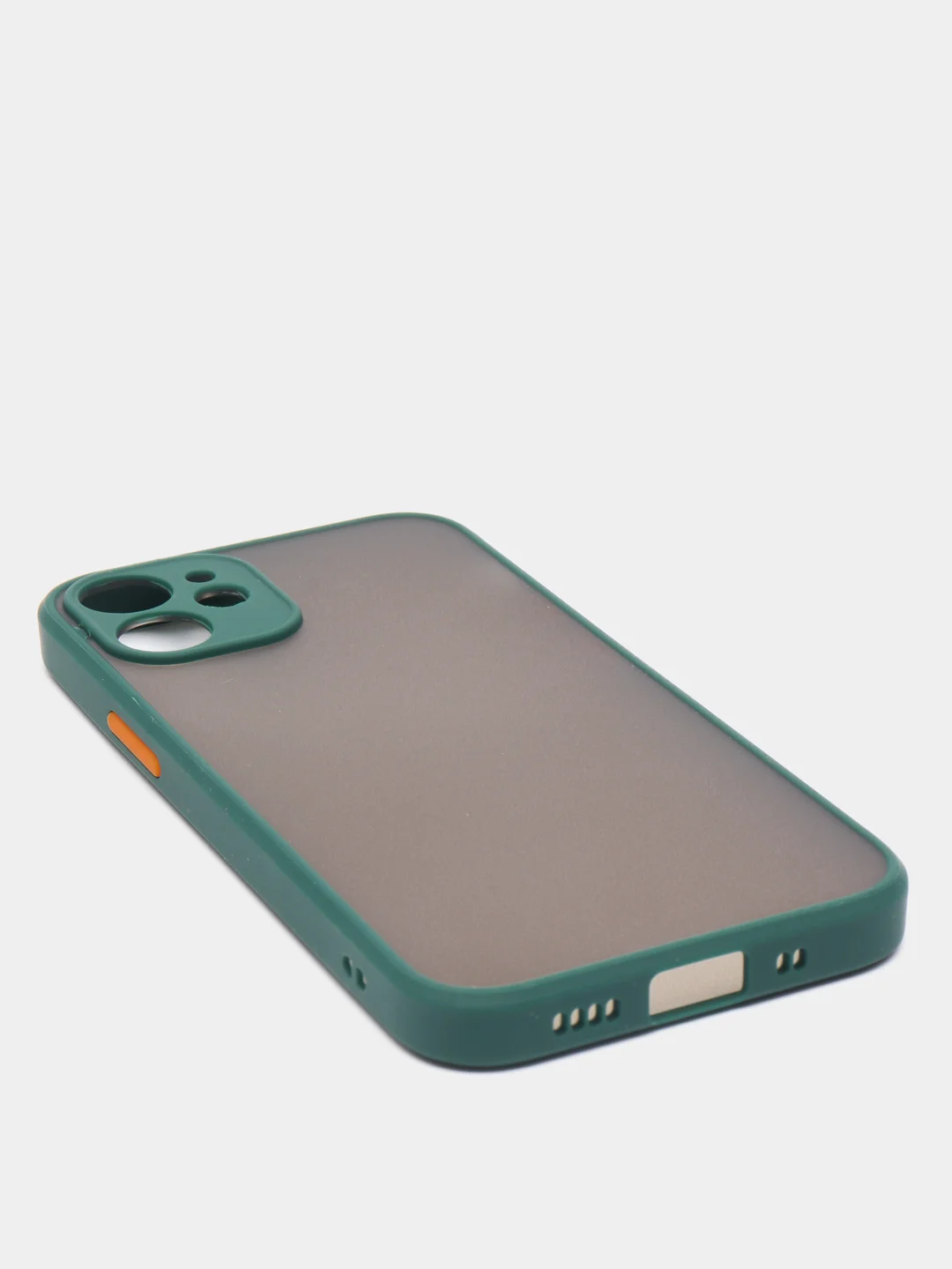 Зеленый чехол iPhone 12 mini матовый