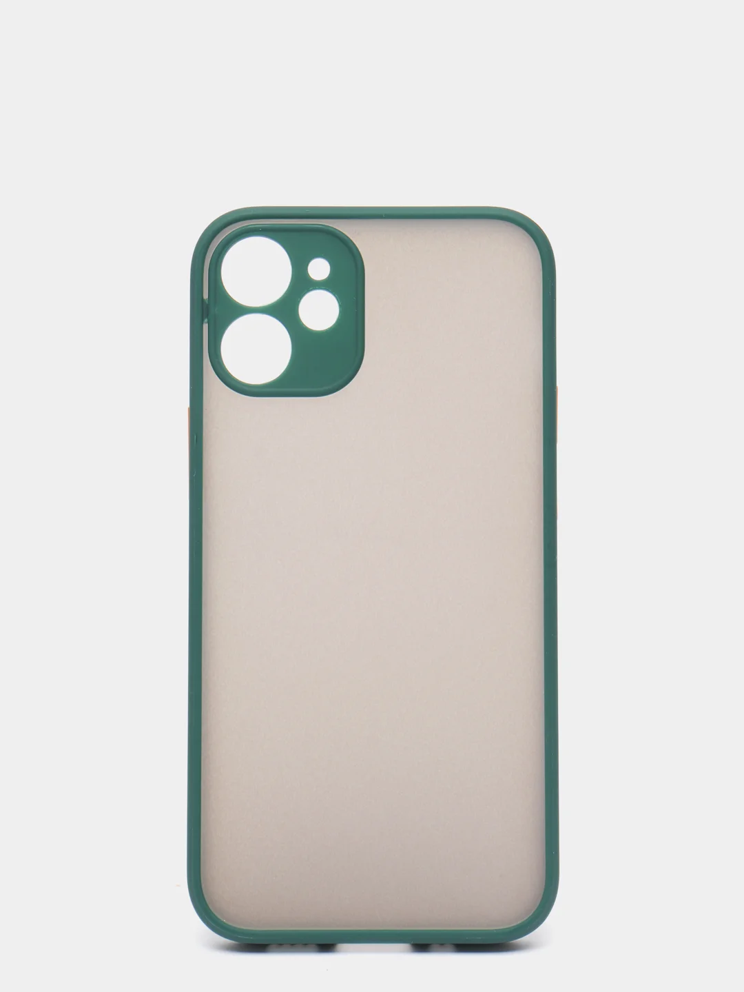Зеленый чехол iPhone 12 mini матовый