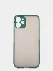 Зеленый чехол iPhone 12 mini матовый