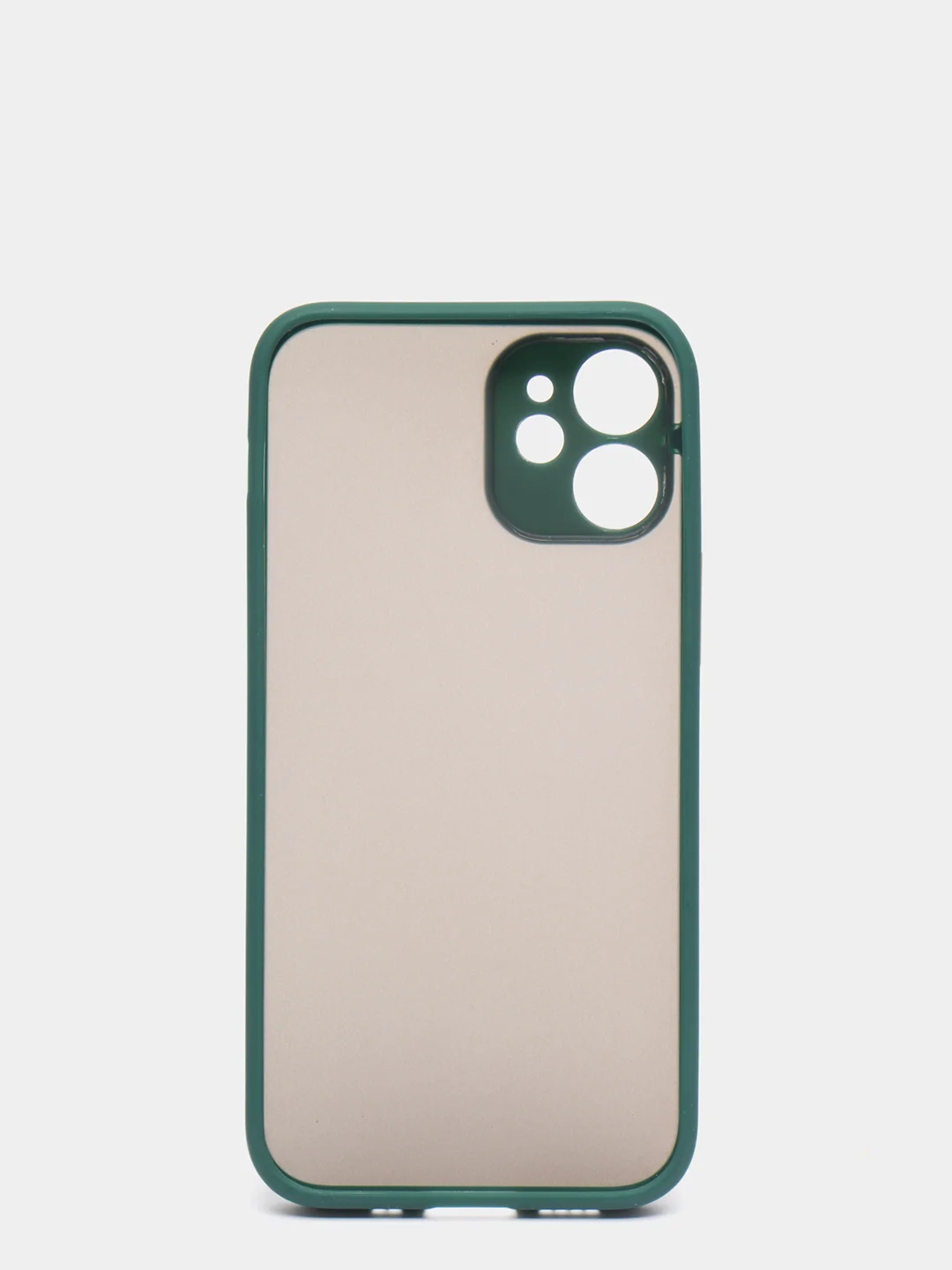 Зеленый чехол iPhone 12 mini матовый