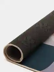 Золотистый хаки безворсовый прикроватный коврик