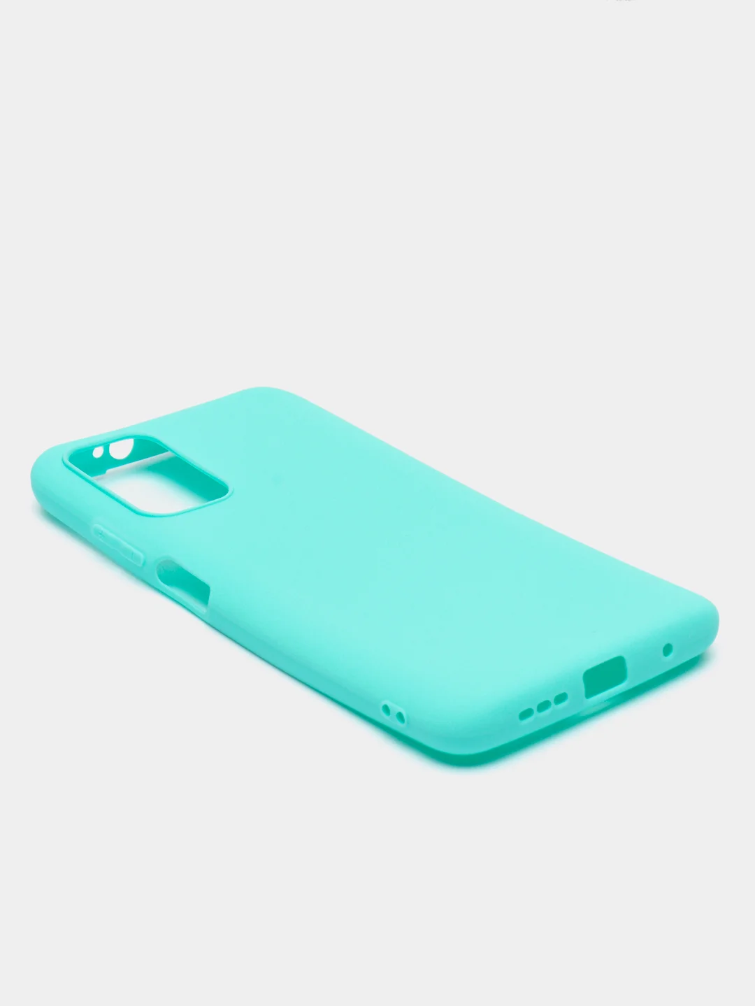 Бирюзовый чехол Xiaomi Poco M3 (Сяоми Поко М3), силиконовый, матовый, цветной