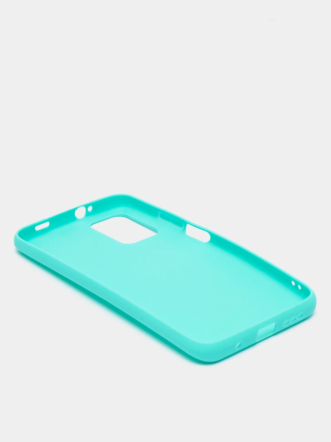 Бирюзовый чехол Xiaomi Poco M3 (Сяоми Поко М3), силиконовый, матовый, цветной