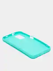 Бирюзовый чехол Xiaomi Poco M3 (Сяоми Поко М3), силиконовый, матовый, цветной