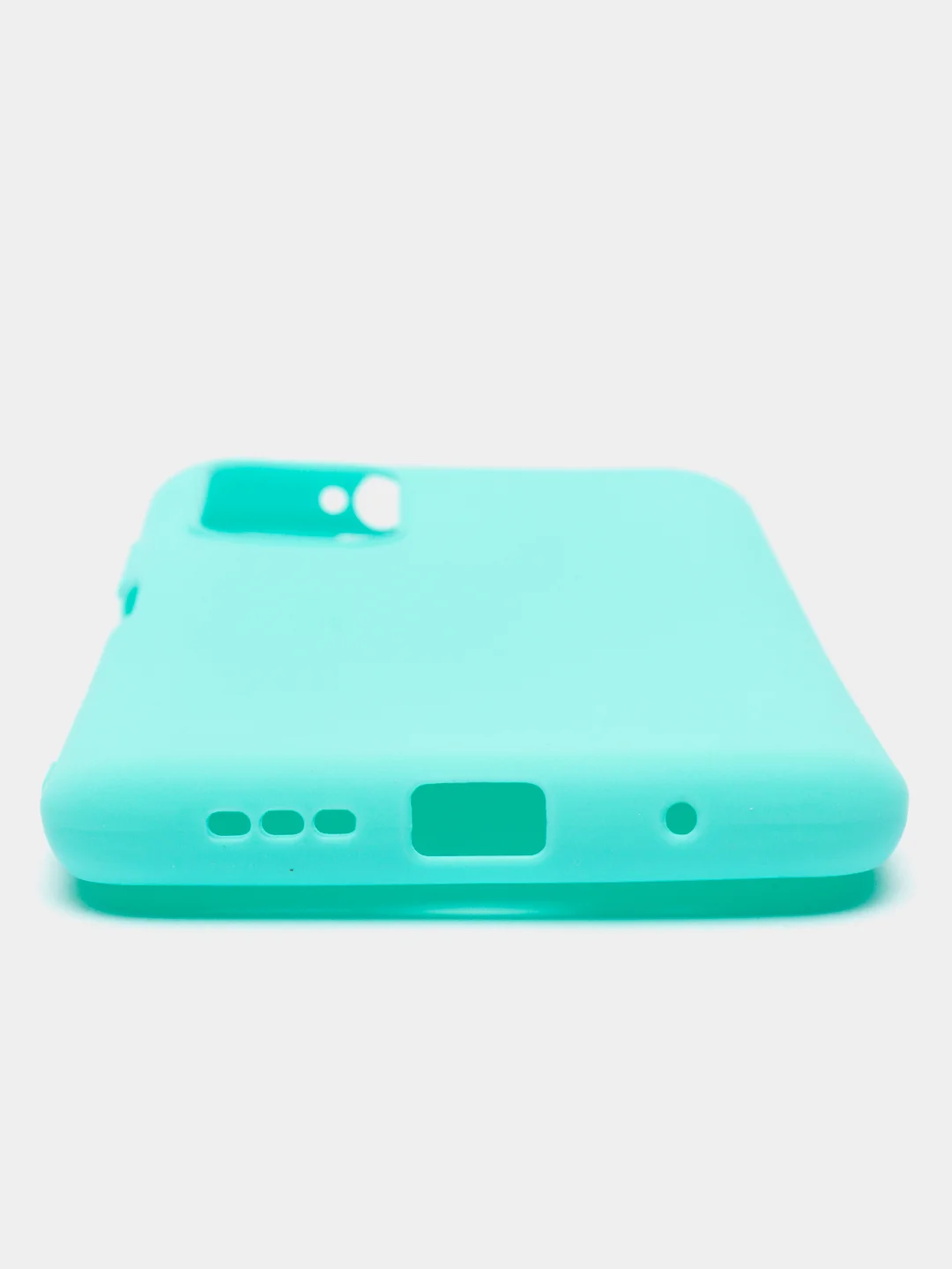 Бирюзовый чехол Xiaomi Poco M3 (Сяоми Поко М3), силиконовый, матовый, цветной