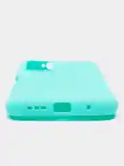 Бирюзовый чехол Xiaomi Poco M3 (Сяоми Поко М3), силиконовый, матовый, цветной