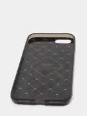 Накладка iPhone 7/8/SE 2020 Yesido, объёмный рисунок "плетёнка", серый