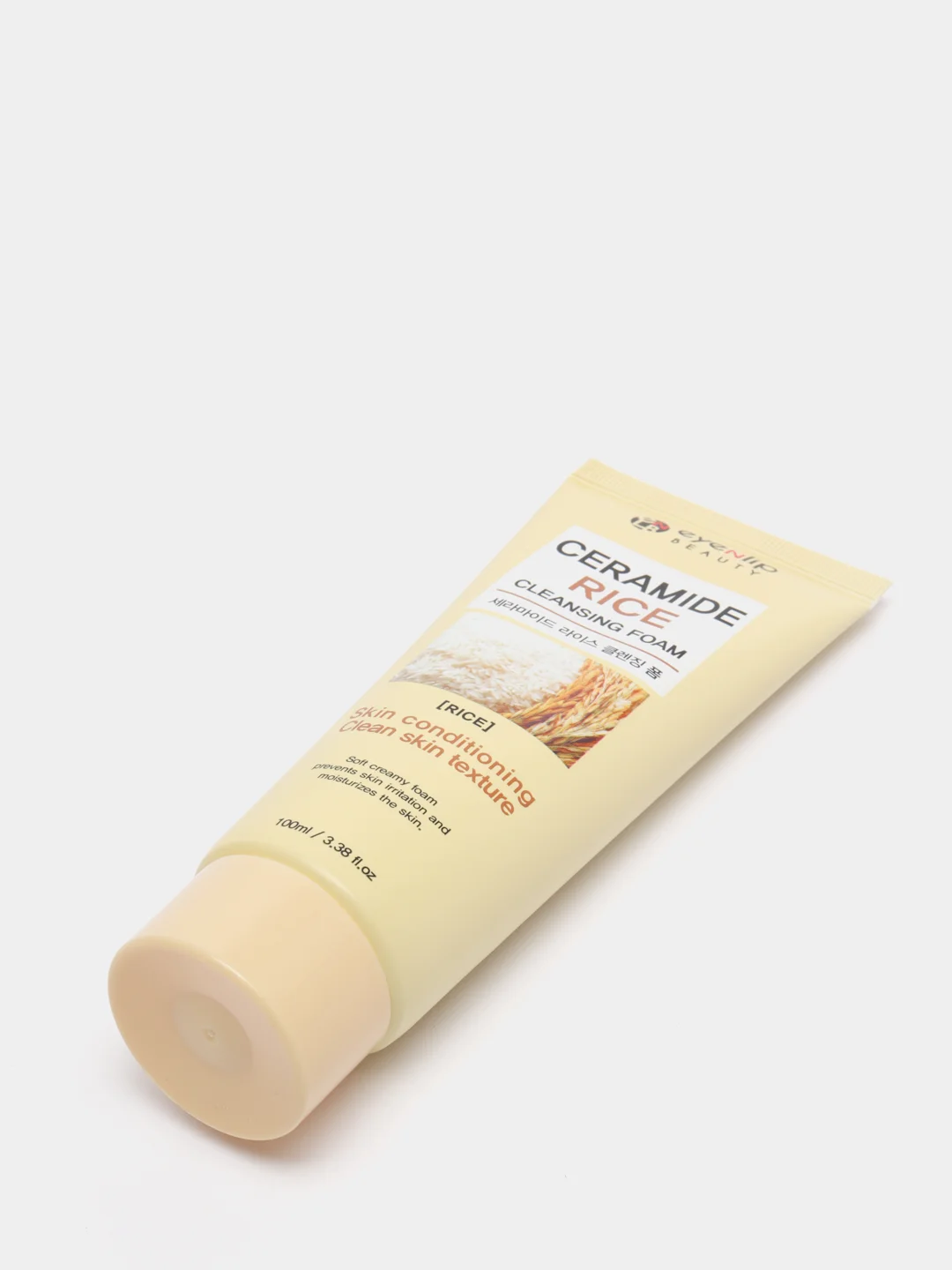 Бежевый пенка для умывания Eyenlip Ceramide, с керамидами и растительными экстрактами, 100 г