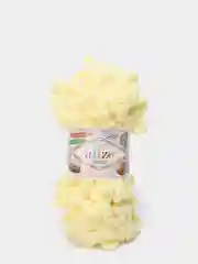 Лимонный пряжа Alize puffy, большие петельки, микрополиэстр, 100 г