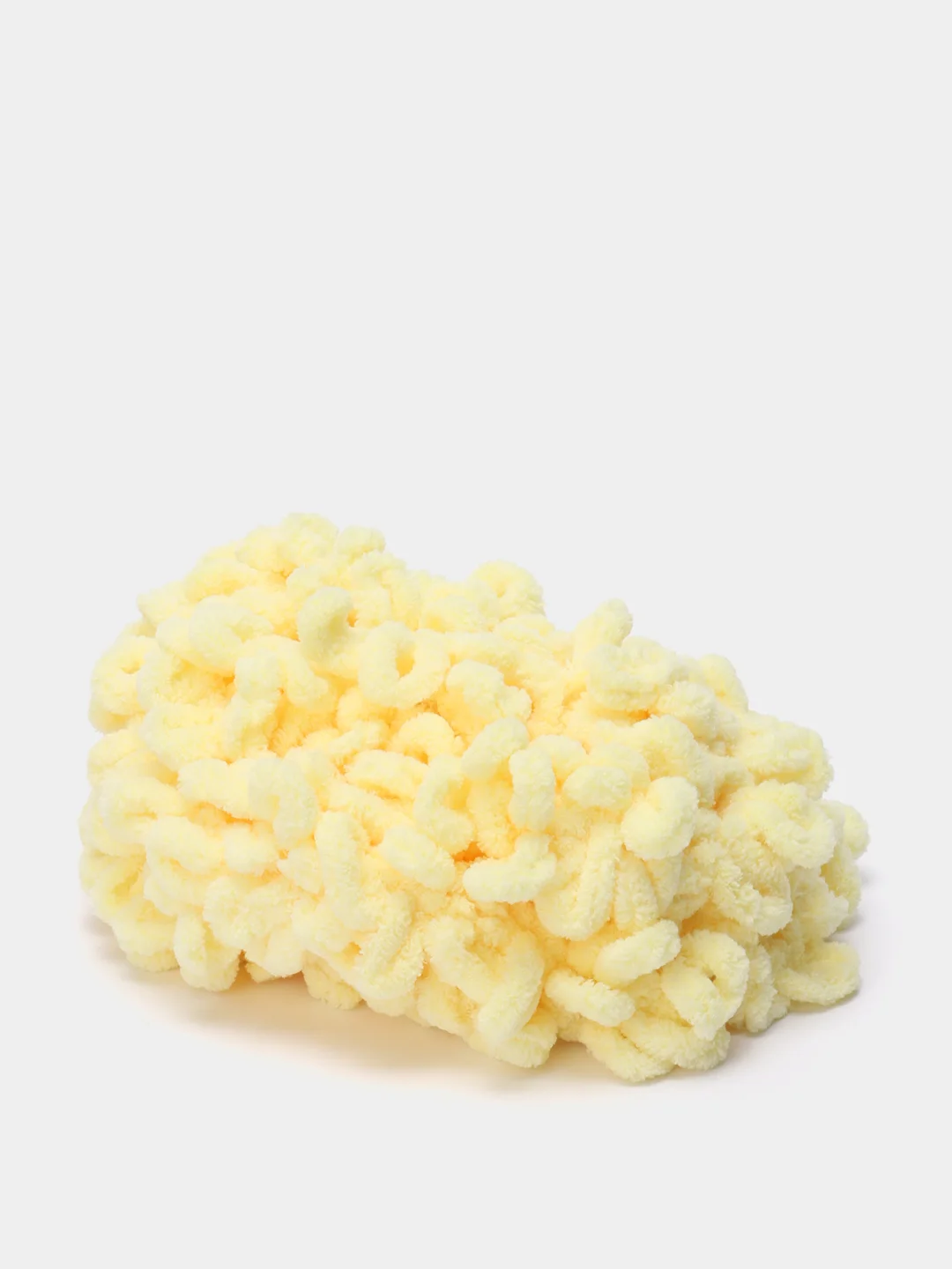 Лимонный пряжа Alize puffy, большие петельки, микрополиэстр, 100 г