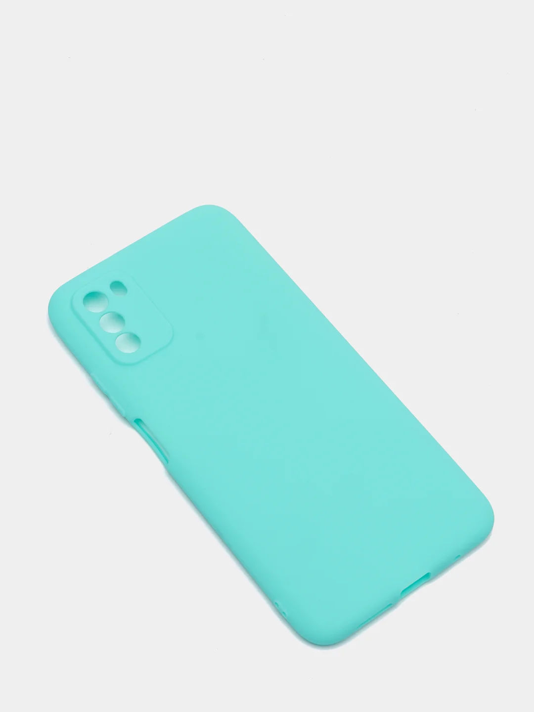 Бирюзовый чехол на Xiaomi Poco X3, Poco M3 силиконовый