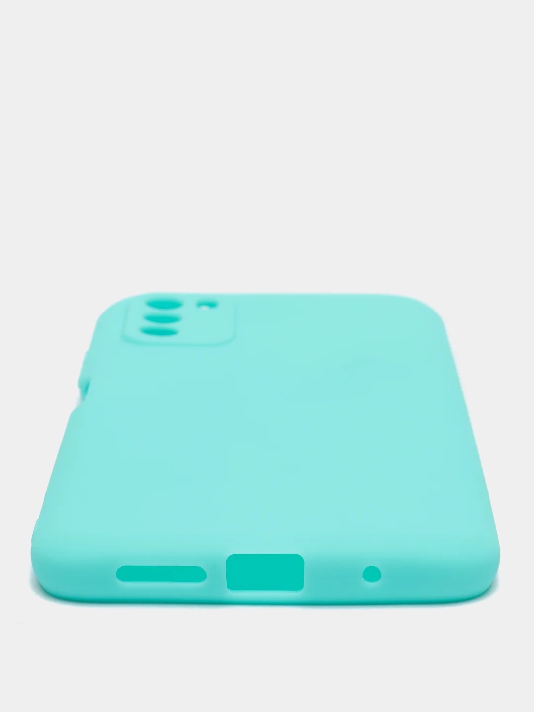 Бирюзовый чехол на Xiaomi Poco X3, Poco M3 силиконовый