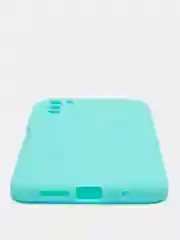 Бирюзовый чехол на Xiaomi Poco X3, Poco M3 силиконовый