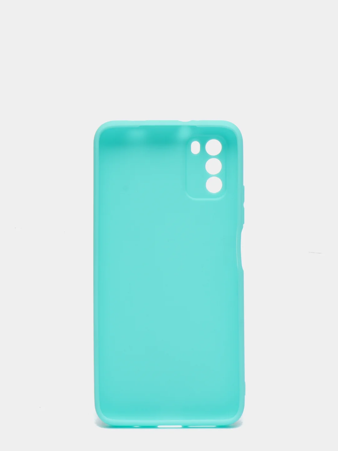 Бирюзовый чехол на Xiaomi Poco X3, Poco M3 силиконовый