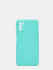 Бирюзовый чехол на Xiaomi Poco X3, Poco M3 силиконовый