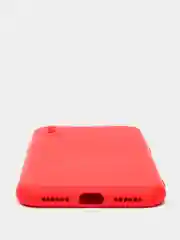 Красный силиконовый чехол с шёлковым покрытием для Apple iPhone X, XR, XS MAX, 11 Pro, 11 Pro Max