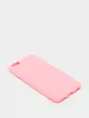 Розовый чехол силиконовый матовый для iPhone 7 Plus, 8 плюс 6, 6s, 7, 8, SE 2020