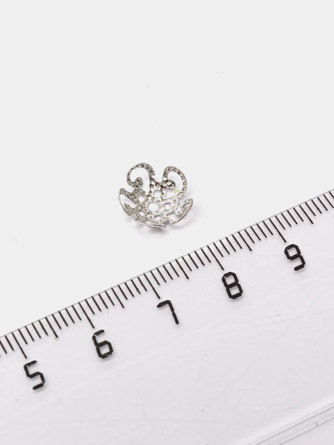 Серый шапочки для бусин 10,20,30,50 и 100шт, фурнитура для бижутерии