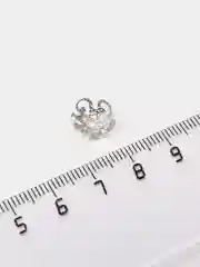 Серый шапочки для бусин 10,20,30,50 и 100шт, фурнитура для бижутерии