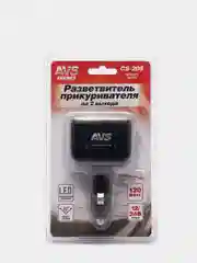 Разветвитель прикуривателя 12/24V (на 2 выхода)