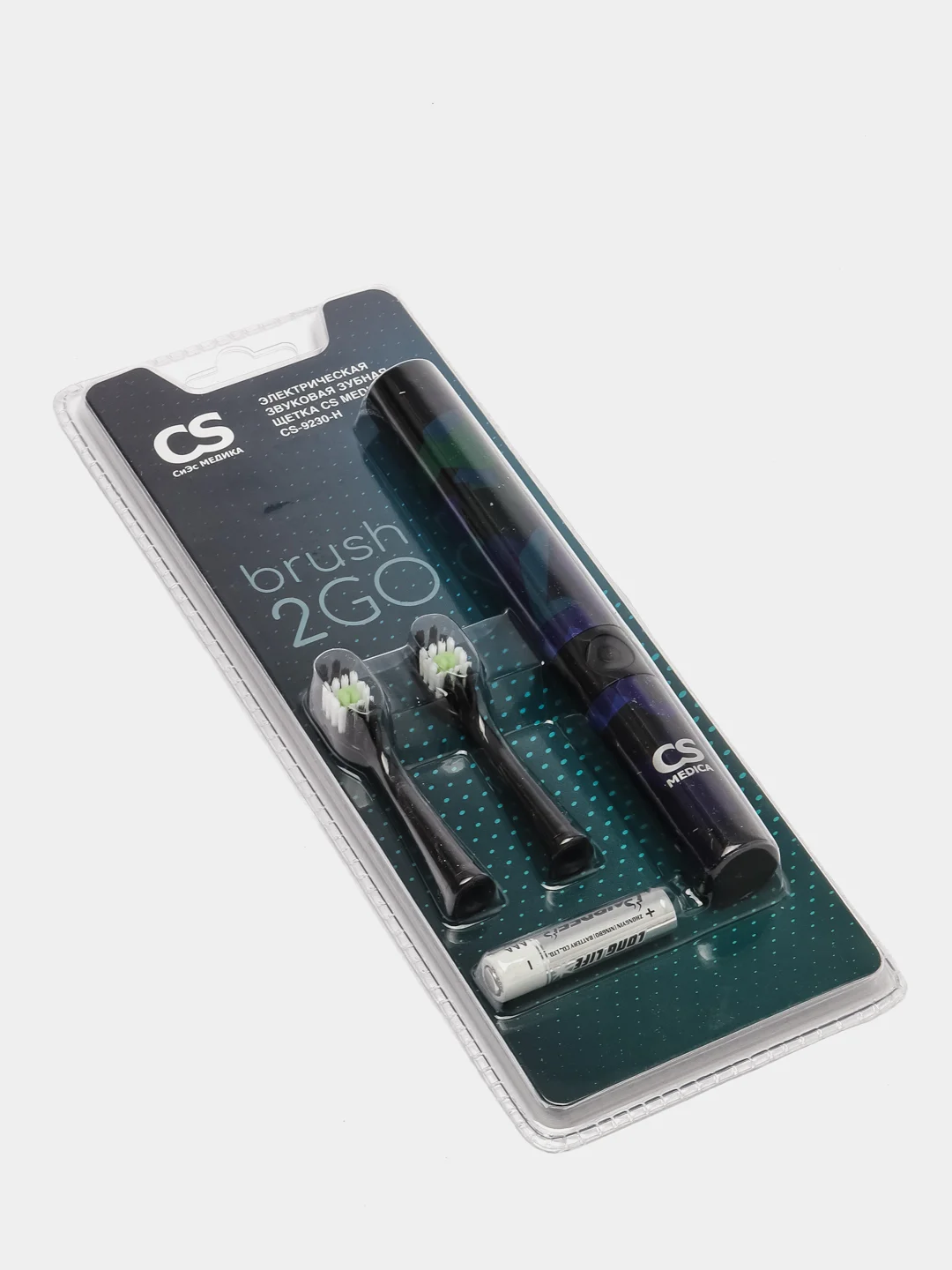 Синий электрические звуковая зубная щетка CS Medica CS-9230